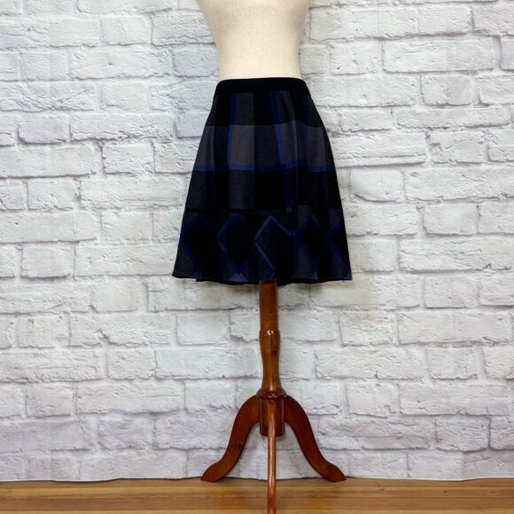 Olivia & Grace Dresses & Skirts - Olivia & Grace Black & Blue Plaid Skirt